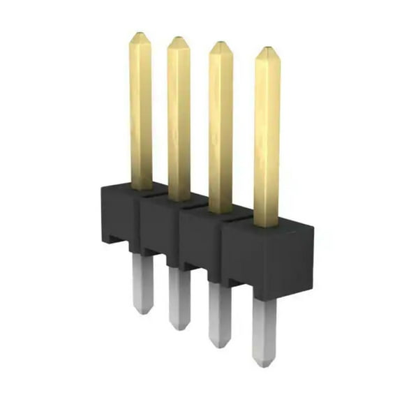 Pack of 5 9-146276-0-04 Connector Header Through Hole 4 position 0.100 (2.54mm) :Rohs
