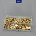 thumbnail image 6 of 150Pcs Rings Terminals NonInsulated Open Barrels Wire Crimp Terminals Connerctor for Crimp Solid wire or Stranded wire, 6 of 9