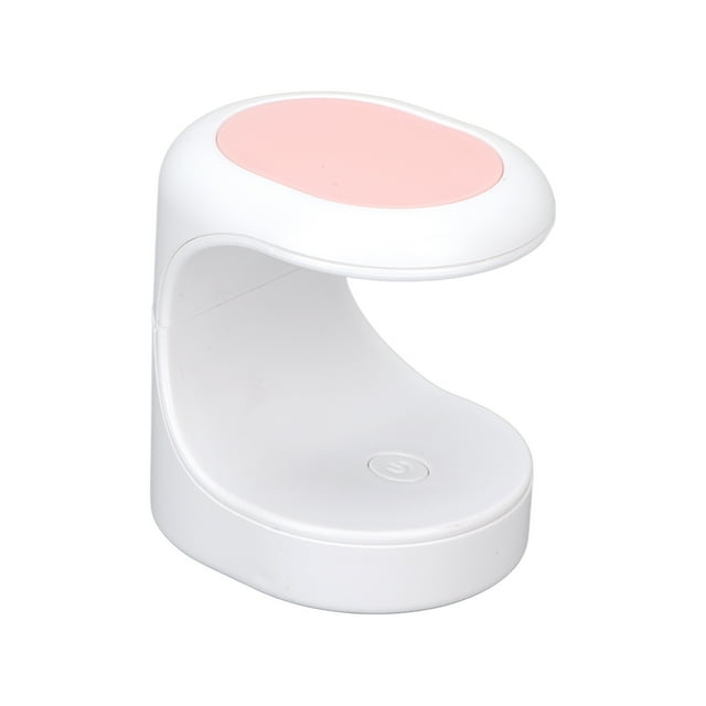 Curado 16W Mini UV LED Lámpara De Uñas Secador De Gel De Uñas De Secado Rápido Portátil Para Una Sola Uña Rosa