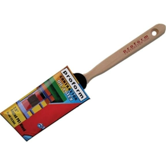 2-1/2" Proform Technologies C2.5AS 70/30 Blend Angled Cut Sash Paint Brush, Standard Handle