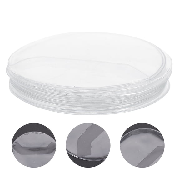 BESTYASH 20 Pieces Thick PVC Holders with Clear Viewing Window for Secure Storage and Display