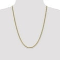 thumbnail image 3 of Diamond2Deal 14K Yellow Gold 3.2mm Semi-Solid Anchor Chain Necklace for Men 24", 3 of 6