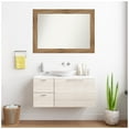 thumbnail image 2 of Amanti Art Custom Wall and Bathroom Mirror (29.5 x 41.5 in.), Owl Brown Frame, 2 of 7