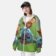 thumbnail image 3 of Disketp Butterfly Landing On Head Dumpy Frog for Men's Sun Protection Hoodie Performance Long Sleeve Fishing Outdoor Lightweight-Large, 3 of 7