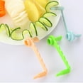 thumbnail image 4 of SLYNSHome 2Pcs Kitchen Gadgets Twisted Potato Slicer Spiral Stainless Steel French Fry Cutter for Carrots Cucumber Vegetables Fruit Kitchen Accessories - Pink, 4 of 7