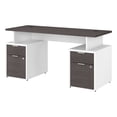 thumbnail image 2 of Bush Business Furniture Jamestown 60W Computer Desk with 4 Drawers, Storm Gray/White JTN017SGWHSU, 2 of 8
