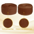 thumbnail image 5 of Uxcell Sew on Hook and Loop Tape, 1 Inch Width Non-Adhesive Back Nylon Fastener Strips 1 Yards for Crafts - (Brown), 5 of 7