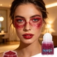 thumbnail image 3 of Liquid Glitter Eyeshadow, Buildable High Gloss Long-Lasting Eye Makeup for Parties and Festivals, Easy to Apply Smooth Blendable Liquid formula, 20g (E), 3 of 5