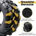 thumbnail image 4 of Pinypikaka 18X9.5-8 ATV Tires, 4PR All Terrain 18X9.5-8 TL QD109 ATV UTV Trail Sand Mud Off-Road Tires (Pack of 2, Tubeless), 4 of 8