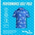 thumbnail image 6 of Birdie Bound Novelty Print Golf Polo Shirt, Men's & Big Men's Sizes S-5XL, 6 of 7