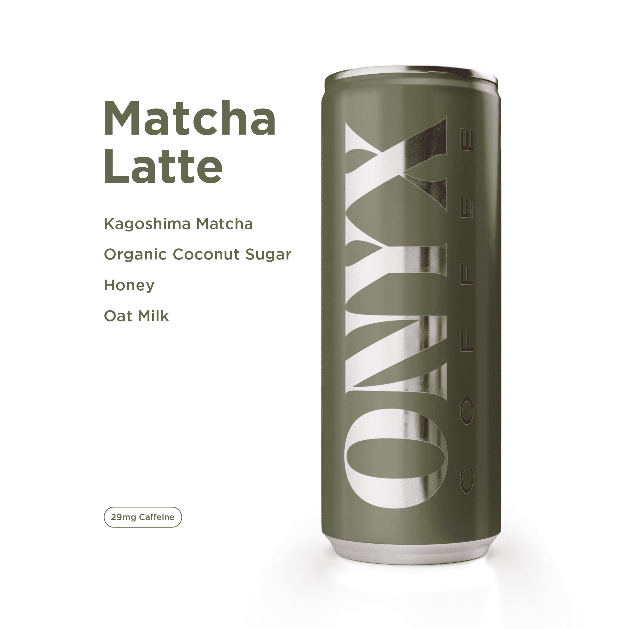 (2 pack) Onyx Coffee Lab Matcha Oat Milk Latte, 11 fl oz Can