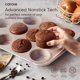 thumbnail image 3 of Juego de 7 moldes antiadherentes apilables para hornear - Juegos de moldes para repostería que incluyen bandejas para galletas, molde para muffins, molde para pan, molde para pasteles, molde, 3 of 7