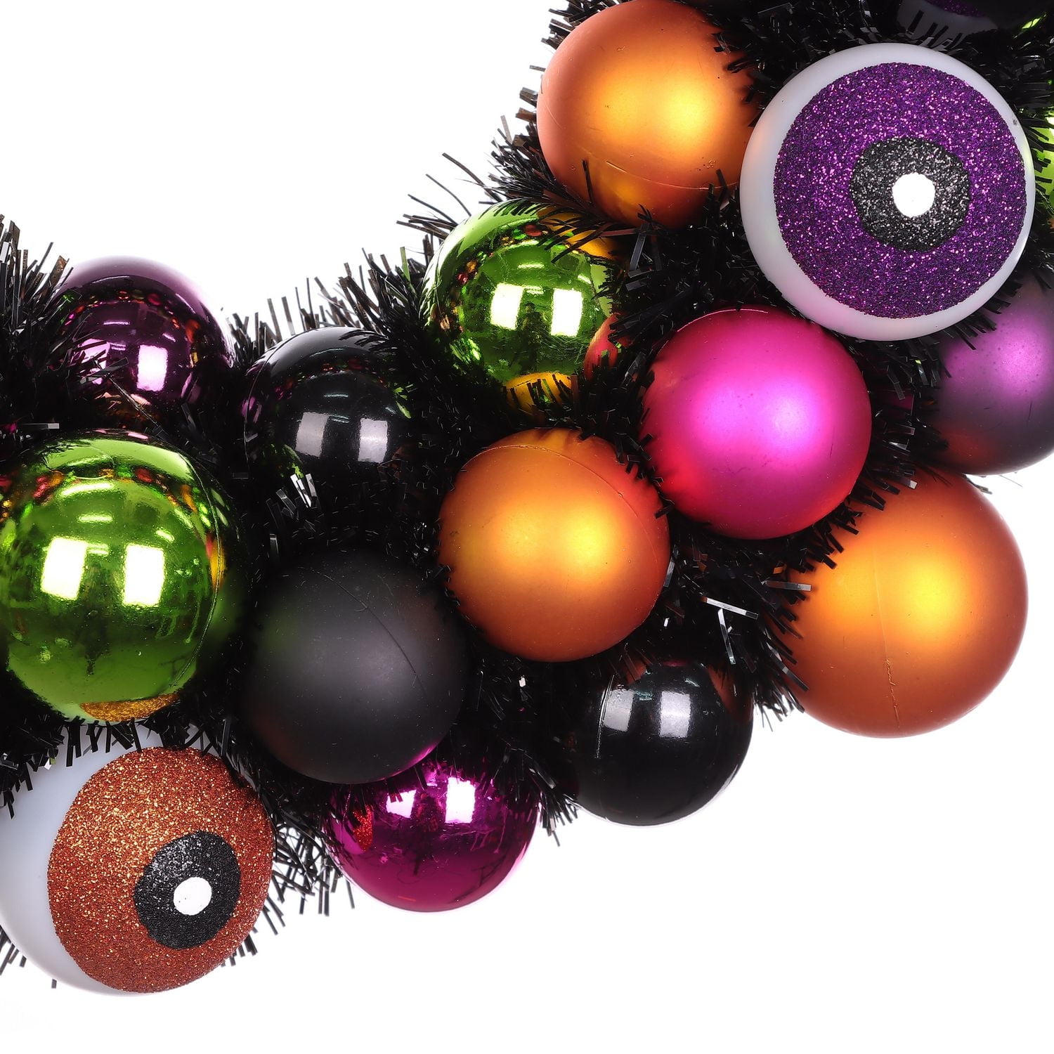 Couronne de globe oculaire sur le thème d’Halloween pour les décorations d’Halloween intérieures 40.6cm