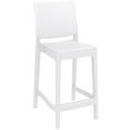 thumbnail image 1 of Compamia Siesta Maya Tabouret de Bar en Résine 29,5 Pouces Blanc, 1 of 9