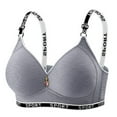 thumbnail image 2 of AnuYalue Sports Bras for Women No Underwire Push Up Brassiere Full Coverage Everyday Bralettes Seamless Soft Bra, 2 of 9