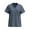 Gray, variant on Women's V-Neck Short Sleeve T-Shirt Casual Solid Color Basic Top Nurse Uniform Workwear, Black M