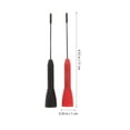 thumbnail image 2 of 2pcs 2mm Jack Stainless Steel Test Lead Probe Test Needle Multimeter Test Probes Diagnostic Tools For Banana Plug (1 Red and 1 Black), 2 of 7