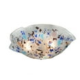 thumbnail image 5 of Meyda Tiffany 120080 18.25" W Organic Slumped Fused Glass Flush Mount Ceiling Fixture -, 5 of 5