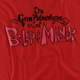 thumbnail image 2 of Grim Adventures of Billy & Mandy Grim Logo Women's T Shirt, Red, Small, 2 of 6