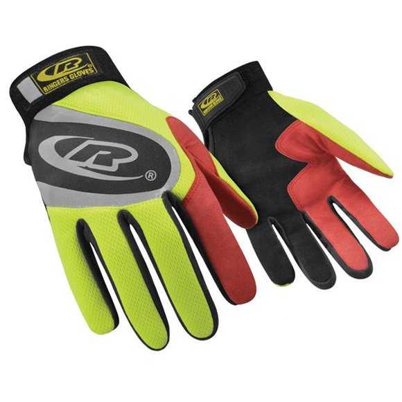 WTD RIN-138T-10 Gloves Turbo Hi-Vis Secure Cuff - Large