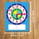 thumbnail image 4 of Reloj de aprendizaje analógico Montessori, enseñanza, juguetes educativos para edades tempranas para educación preescolar, desarrollo de Yotijar Rompecabezas de reloj, 4 of 10