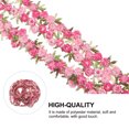 thumbnail image 5 of 4.5m Rose Lace Trim Hair Decoration Floral Ribbon DIY Wedding Appliques for Sewing Craft (Light Red), 5 of 6