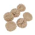thumbnail image 2 of Flores de arpillera de arpillera Flores De Arpillera De Arpillera Crisantemo Decoración De Artesanía DIY Magideal Flores de arpillera de arpillera, 2 of 8