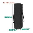thumbnail image 2 of Black Waterproof Canopy Tent Storage Bag with Drawstring and Two Hand Straps, 2 of 5