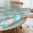 thumbnail image 5 of muroi Watercolor Cherry with Twig Round Fitted Tablecloth with Elastic Protector Table Kitchen Dinner Waterproof Oil-Proof Table Covers Fits 40"-44", Small, 5 of 6