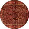 thumbnail image 1 of Ahgly Company Indoor Round Persian Orange Traditional Area Rugs, 3' Round, 1 of 1