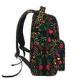 thumbnail image 4 of Haiem Mexican Flower 2 Printed School Backpack,Casual Travel Lightweight Backpack,Durable Comfortable Multifunctional Backpack,Laptop Backpack, 4 of 6