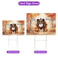 thumbnail image 5 of Happy Thanksgiving Papillon Turkey Costume Pumpkins Autumn Leaves Yard Sign Pap Butterfly Dog Lover Outdoor Home Lawn Garden Porch Decor - 13014, 5 of 5