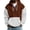 Brown, variant on Y2K Style Men's Quarter-Zip Hooded Waffle Knit Sweatshirt, Thickened Fleece Texture Pullover, Fall Spring Retro Fashion,Brown,L