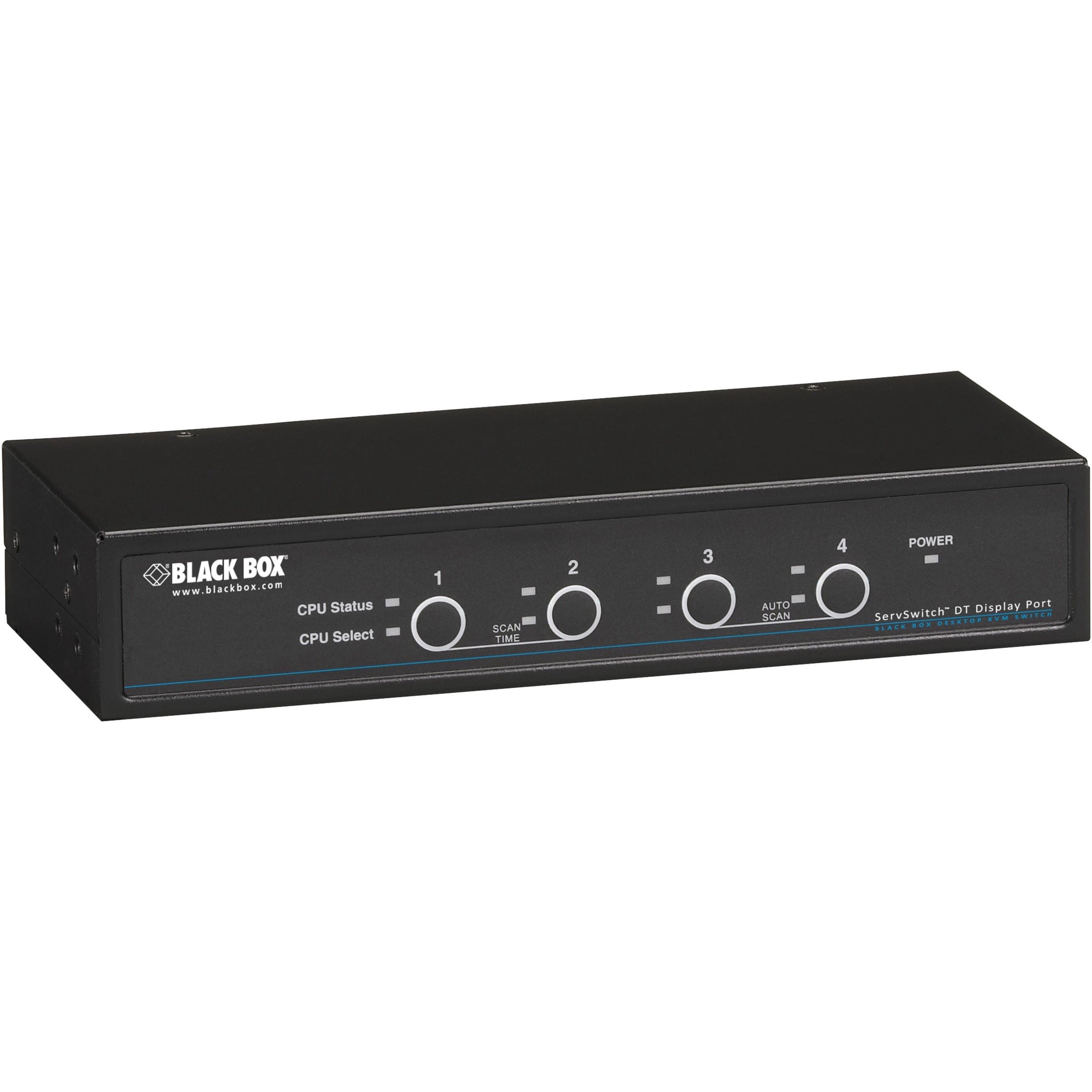 Black Box ServSwitch DT KVM Switch DisplayPort with USB and Audio 4-Port KV9704A