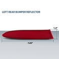 thumbnail image 3 of Rear Bumper Reflector Left Driver Side Fit For 2011-2017 BMW X3 BM1184104C, 3 of 10