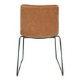 thumbnail image 6 of OSP Home Furnishings Halo Stacking Chair in Sand Faux Leather with Black Base 2/CTN, 6 of 9