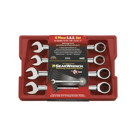 Ratching Comb Wrench Set SAE 13/16-1