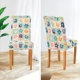thumbnail image 3 of Yayeee 4 Pack Dining Chair Covers Stretch Parson Chairs Slipcovers Seat Protector, Green Floral, 3 of 6