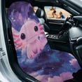 thumbnail image 2 of Garronmavis Cute Axolotl Galaxy Car Seat Towel Cover Stain Resistant Easy Installation Front Car Seat Protector for Post Workout Outdoor Daily Use Fits Most Cars SUV Trucks Sedan Van, 2 of 9