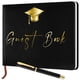 thumbnail image 1 of Libro de visitas de graduación Frienda 2025 de piel con bolígrafo (negro), 1 of 7