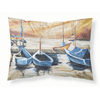 Beach View with Sailboats Fabric Standard Pillowcase-30 x 20.5-