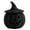 C-With Lid (Halloween), variant on Seagrass Woven Pumpkin Halloween Basket, Black Jack O Lantern Decor for Table Mantel, Fall Centerpiece Tiered Tray, Indoor Outdoor Seasonal Decoration