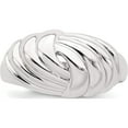 thumbnail image 5 of Sterling Silver Weaved Scalloped Ring (Size 8) Made In Thailand qr6887-8, 5 of 5