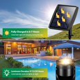 thumbnail image 2 of Luces solares para estanques POPOSOAP, 3 cabezales, IP68, LED a prueba de agua, 2 of 9