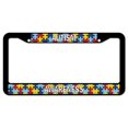 thumbnail image 1 of SignMission D-LPF-06-11 12 x 6 in. Autism Awareness Plastic License Plate Frame & Tag Holder, 1 of 1