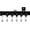 Black, variant on Flexible Ceiling Curtain Tracks, Ceilings Track for Curtains, Curtains Track Ceilings Mount,Wall Mount Curtain Rail, Ceiling Curtain Rod, Sliding Curtain Tracks with Clips (White 6FT)