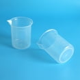 thumbnail image 4 of Cocina Laboratorio Graduado Vaso Espesan La Medidora de Plastico Transparente con Tapa Jarro 200ML 4Unids de Medicion, 4 of 5