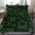 thumbnail image 1 of HAHDAXIA Heart Punk Patterm Bedding Solid Comforter Set for All Seasons,3 Pieces(1 Comforter+2 Pillowcases),Soft Microfiber Bedding Set Full(79"x90"), 1 of 7