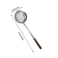 thumbnail image 2 of ZheElen Convenient To Storage Kitchen Strainer Stainless Steel Skimmer Spoon Strainer Skimmer Spoon, 2 of 6