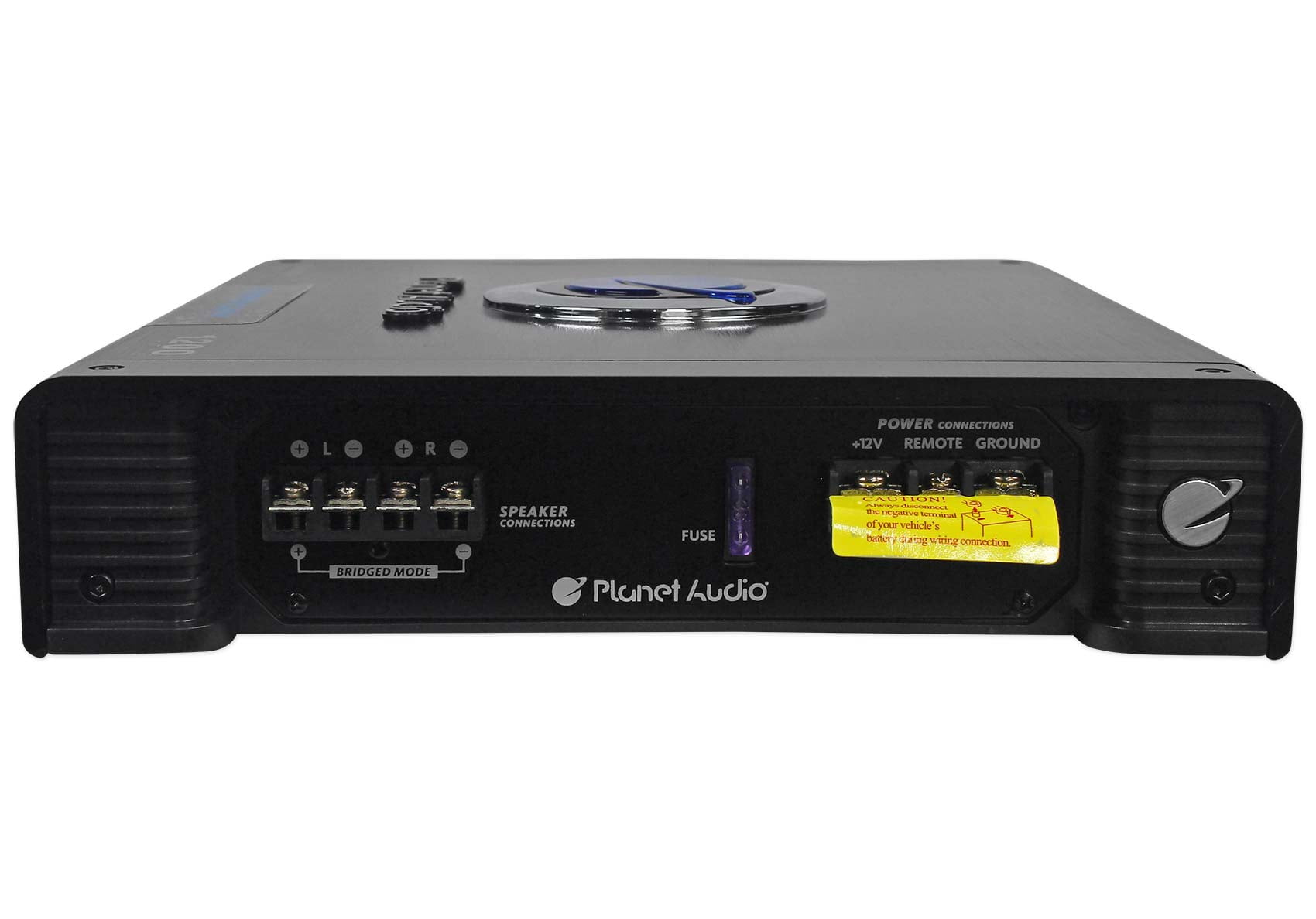 Planet Audio AC1200.2 2 Channel 1200 Watt Car Amplifier, Full Range, Bridgeable